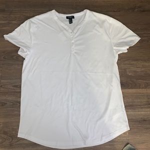 F21 Men White Tee